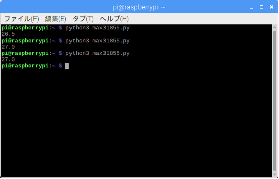 26.5 ~ 27.0℃をリード