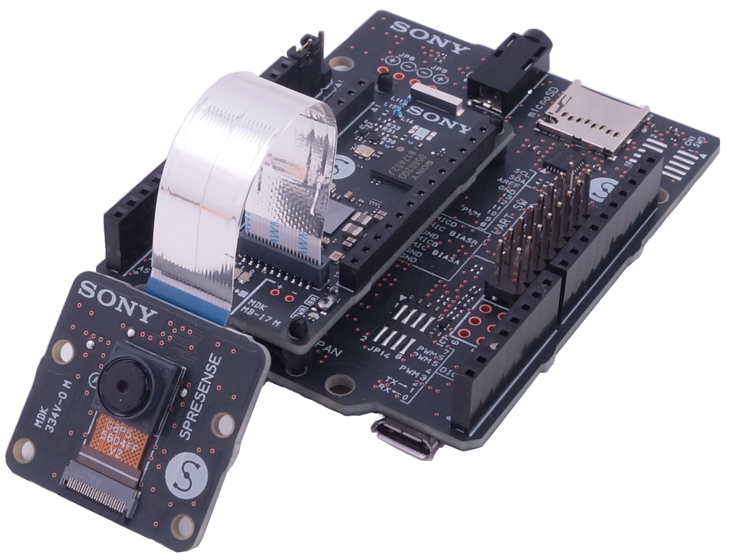 Spresense EXT カメラ　ボード